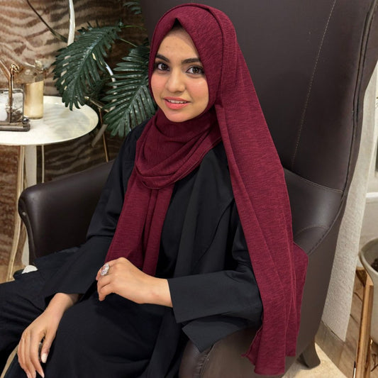 Burgundy Hijab Hkr