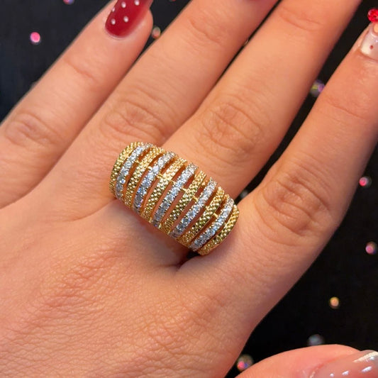 Golden Harmony Band Ring