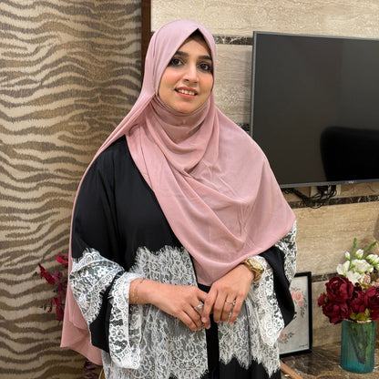 Instant Malaysian Georgette Dusty Pink Hijab