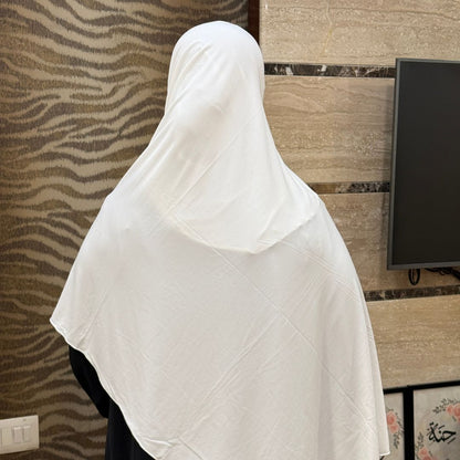Instant Liquid Jersey Hijab White