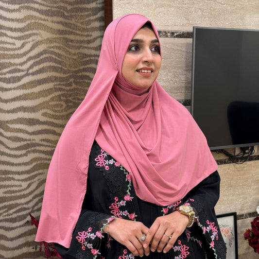 Instant Liquid Jersey Hijab Pink
