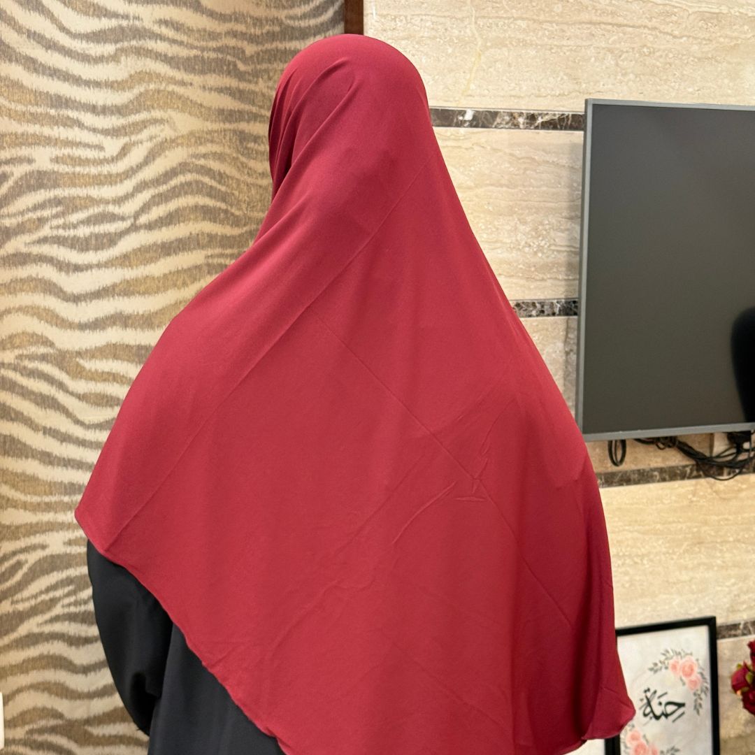 Instant Liquid Jersey Hijab Maroon