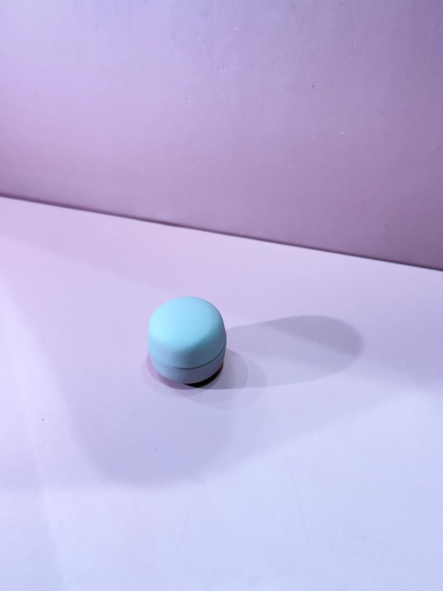 Small round Teal blue hijab magnetic pin