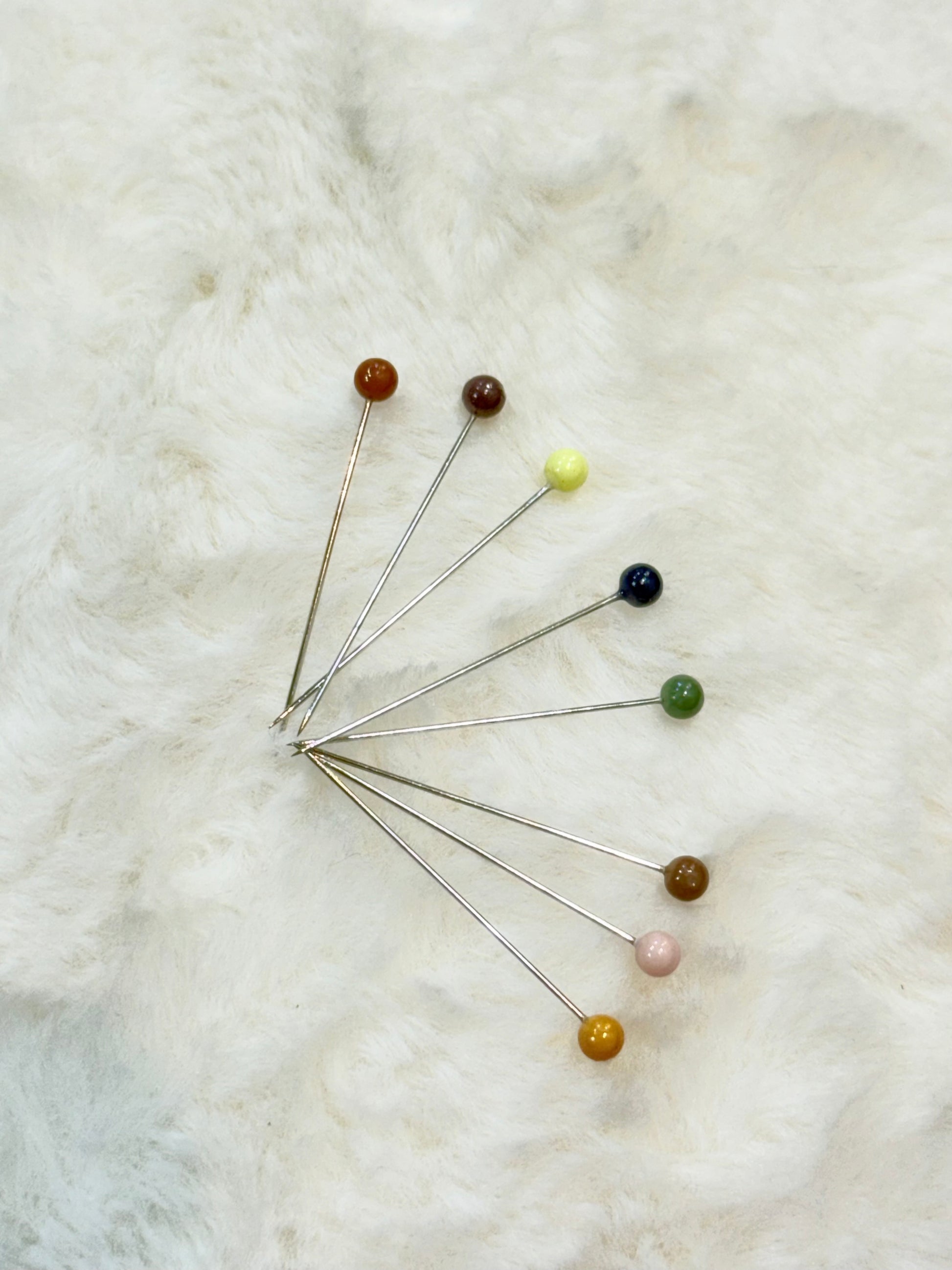 Close view of Premium Hijab Pins Secure • Elegant • Essential Perfect Modest Styling Accessory Effortless Sophistication