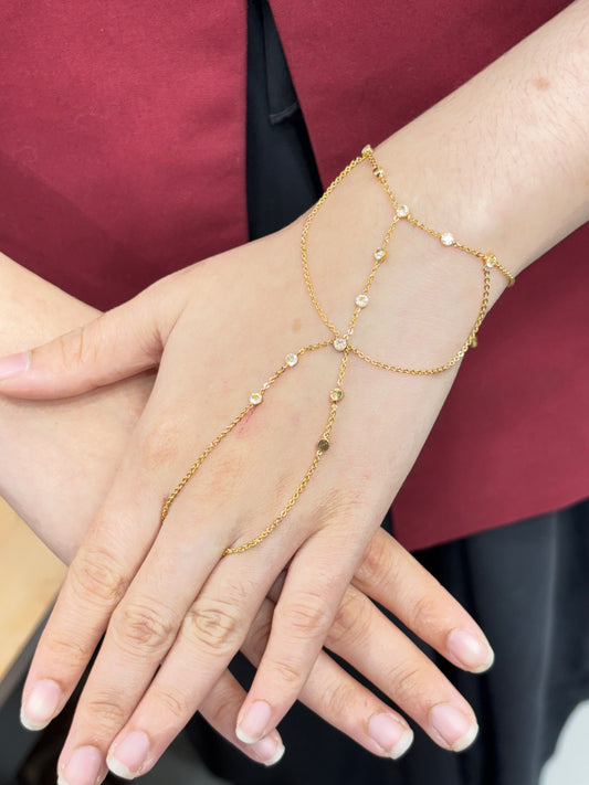 Finger Ring Bracelet – Stylish Hand Harness Jewelry for Women