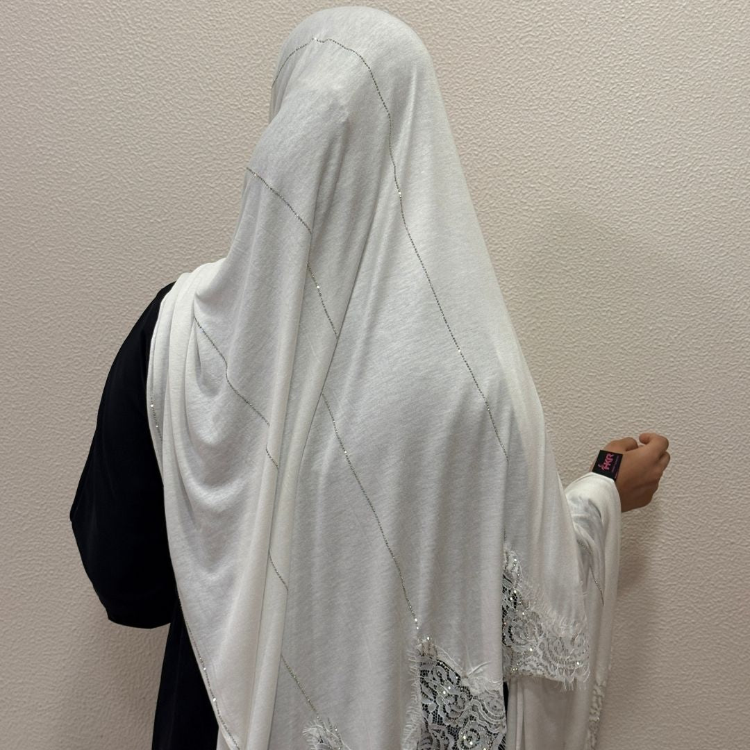 Luxe Lace No PIN Hijab