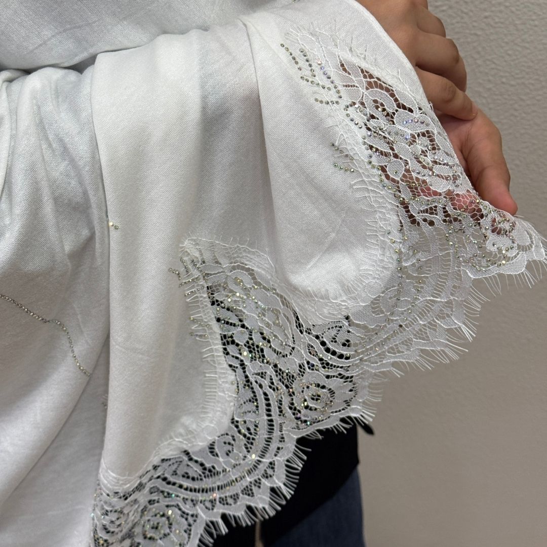 Luxe Lace No PIN Hijab