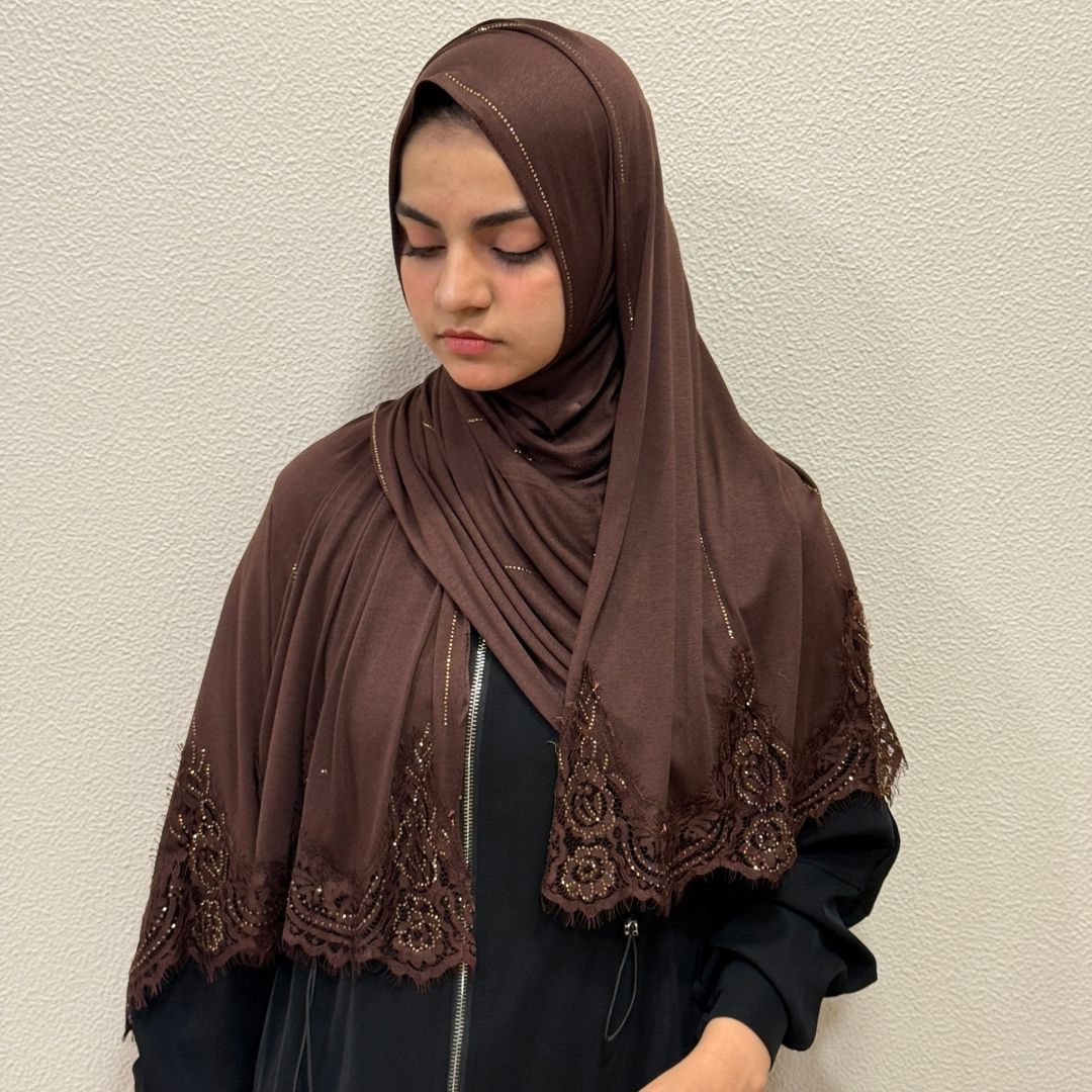 Luxe Lace No PIN Hijab