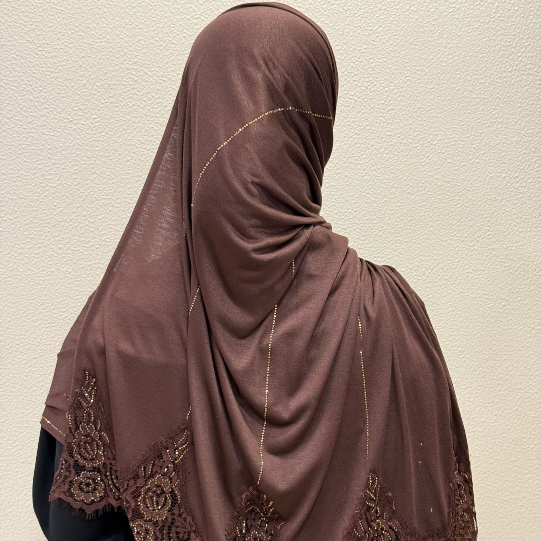 Luxe Lace No PIN Hijab