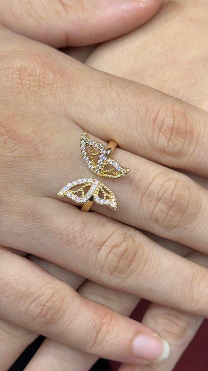 Butterfly  ring adjustable