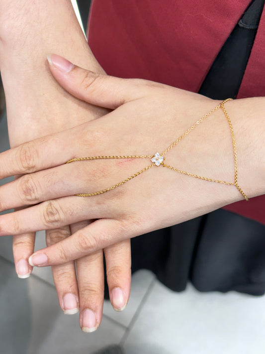 Premium Hand Chain Finger Ring Bracelet