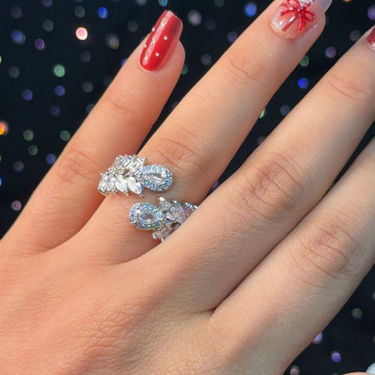 Crystal Bloom AD Ring