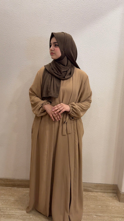 Shrug style abaya