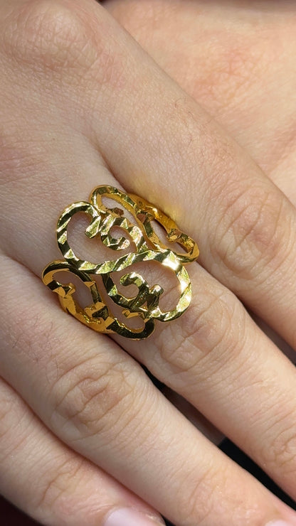 Gold alike ring