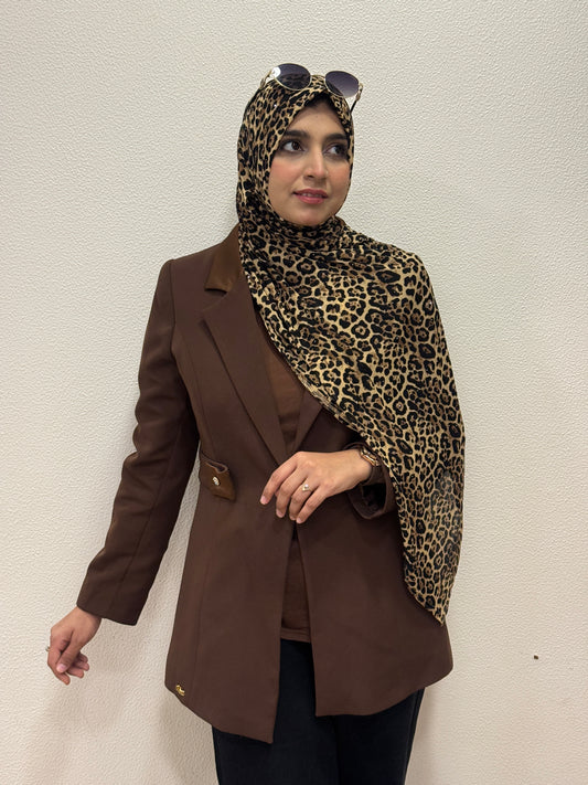 Printed stone hijab