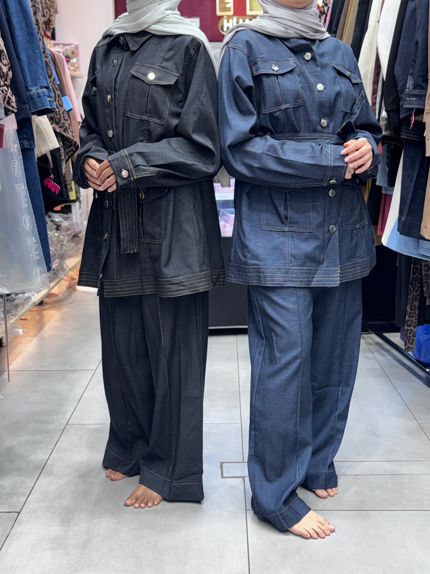 Denim Turkish Cordset