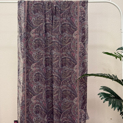 Dusty Mauve Soft Chiffon