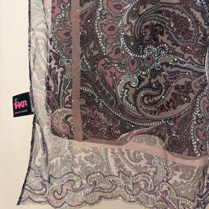 Dusty Mauve Soft Chiffon