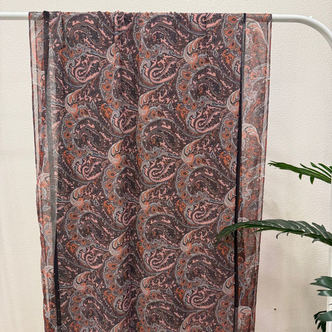Dusty Peach Soft Chiffon Hijabs