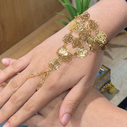 Gold alike Turkish hand chain