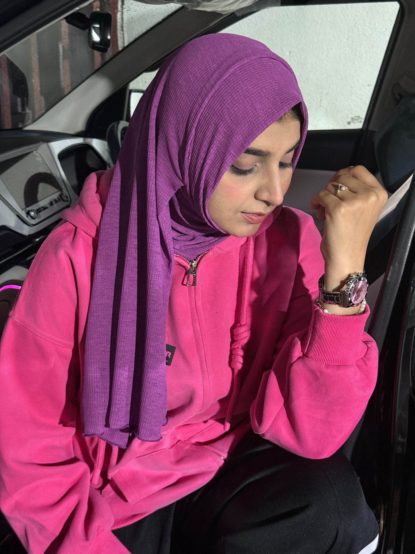 Berry Purple hkr jersey hijab