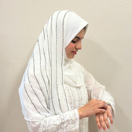 Instant Turkish hijab White