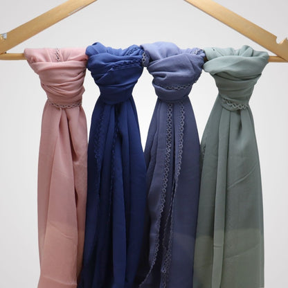 MALAYSIAN LACE GEORGETTE HIJAB