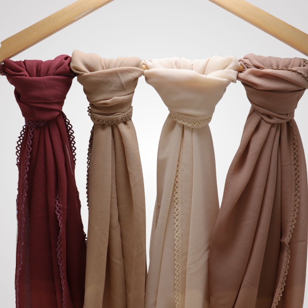 MALAYSIAN LACE GEORGETTE HIJAB