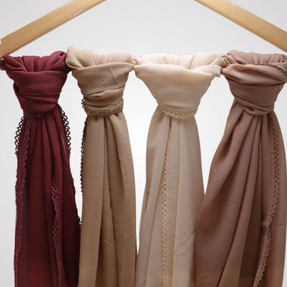 MALAYSIAN LACE GEORGETTE HIJAB