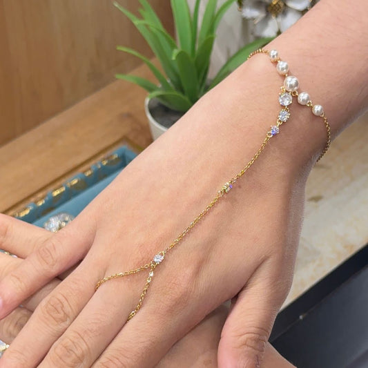 Pearls  hand chain