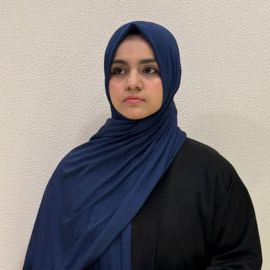 Ribbed Jersey Dark Blue