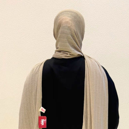 Beige Ribbed Jersey Hijab

Enhance your modest wardrobe with this premium beige ribbed jersey hijab, designed for elegance, comfort, and effortless everyday wear.

Crafted from soft ribbed jersey fabric, it offers breathable comfort, natural stretch, and graceful textured draping.