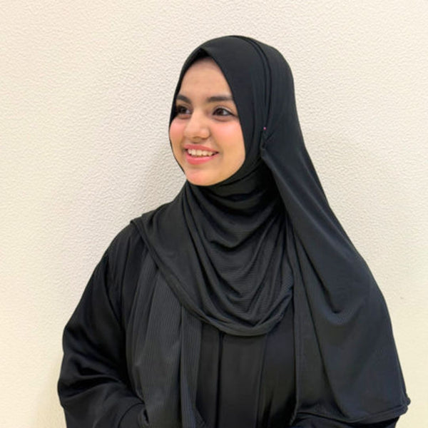 Black Ribbed Jersey Hijab

Premium Soft Stretch Textured Modest Scarf

Soft • Breathable • Elegant

Lightweight Comfort • Everyday Style

Effortless Elegance