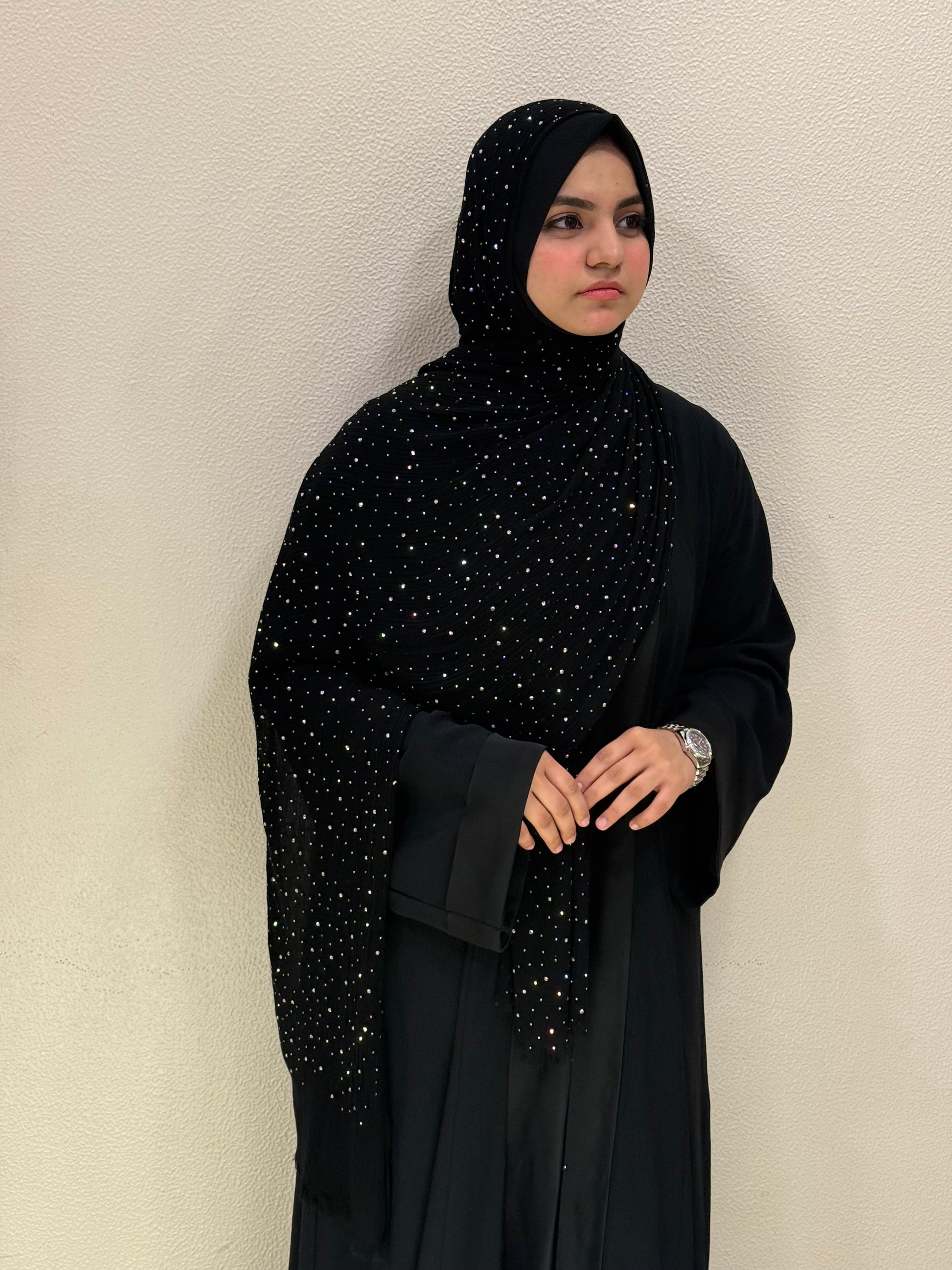 Black Stone Work Hijab

Elegant • Premium • Timeless

Embellished Modest Fashion

Effortless Glamour