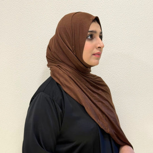 Brown Bamboo Jersey Hijab

Premium Soft Stretch Modest Scarf

Soft • Breathable • Elegant

Lightweight Comfort • Everyday Style

Effortless Elegance