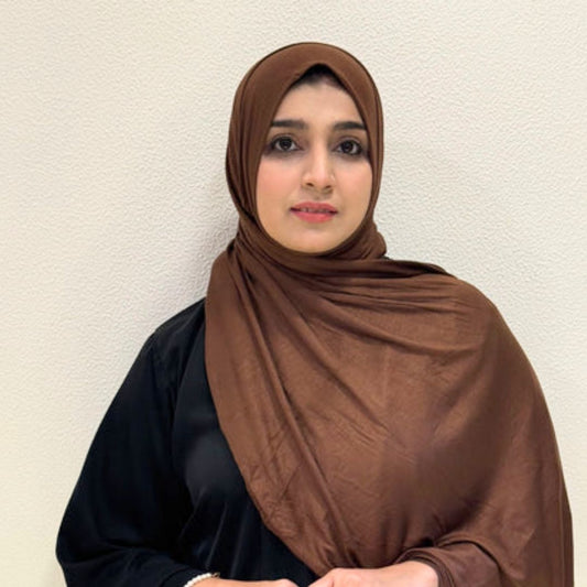 Brown Bamboo Jersey Hijab

Premium Soft Stretch Modest Scarf

Soft • Breathable • Elegant

Lightweight Comfort • Everyday Style

Effortless Elegance