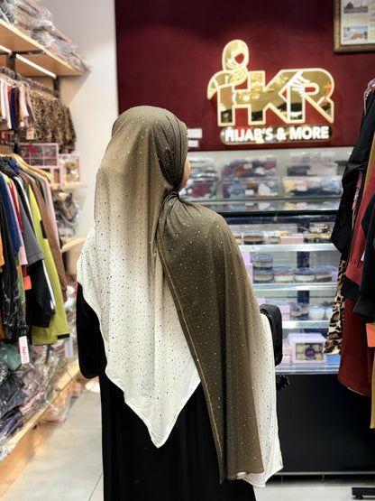 Dark Green Turkish Hijab for Women – Soft Elegant Modest Scarf