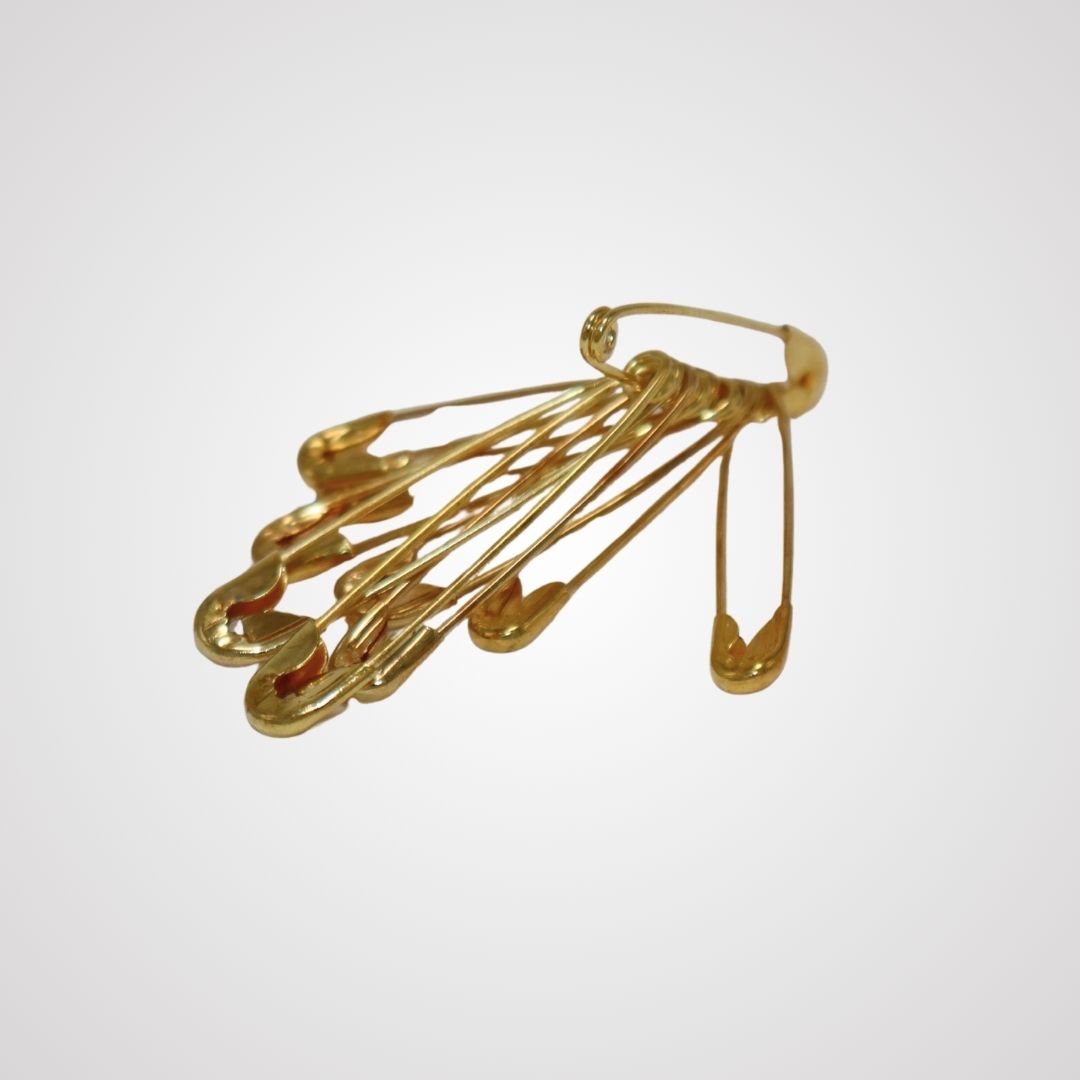 Golden Hijab Safety Pins

Secure • Elegant • Essential

Perfect Modest Styling Accessory

Effortless Sophistication