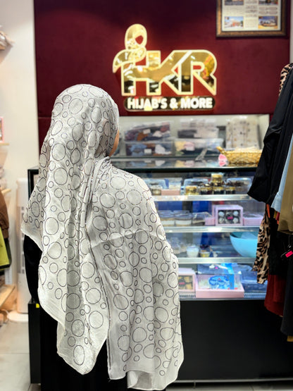 Grey Turkish Hijab for Women – Premium Soft Modest Scarf