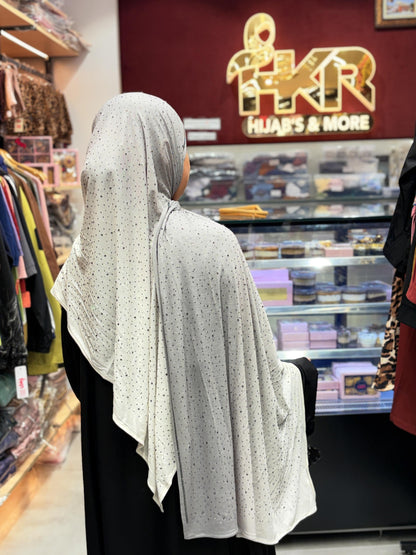Grey Turkish Hijab for Women – Soft Premium Modest Scarf