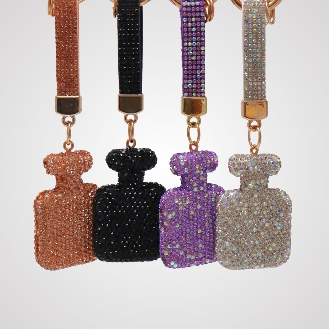 Mini Perfume Bottle Keychain