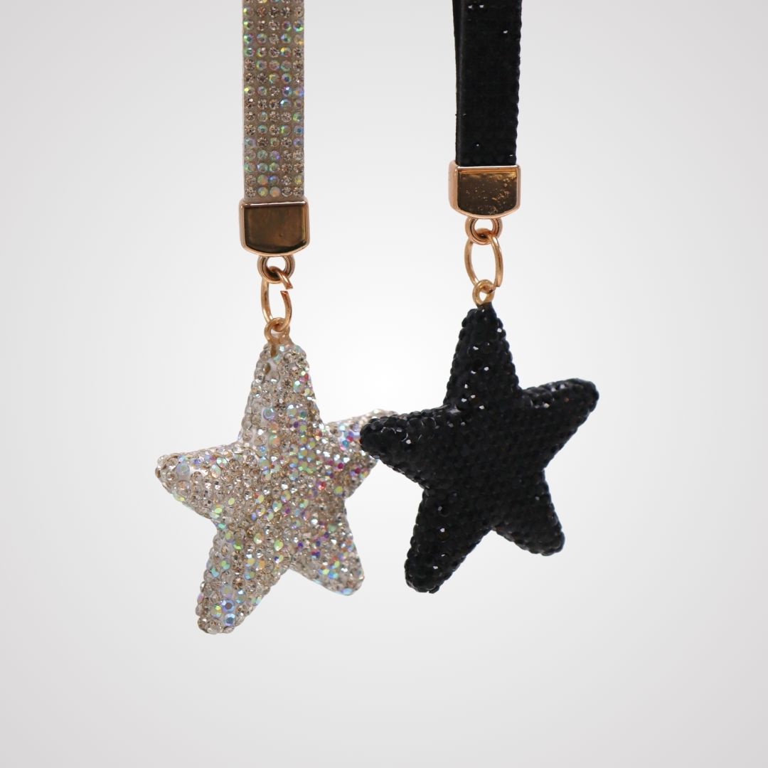 Glitter Star Keychain