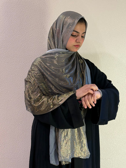 Luxe Stone Work Hijab Elegant Premium Timeless Embellished Modest Fashion Effortless Glamour