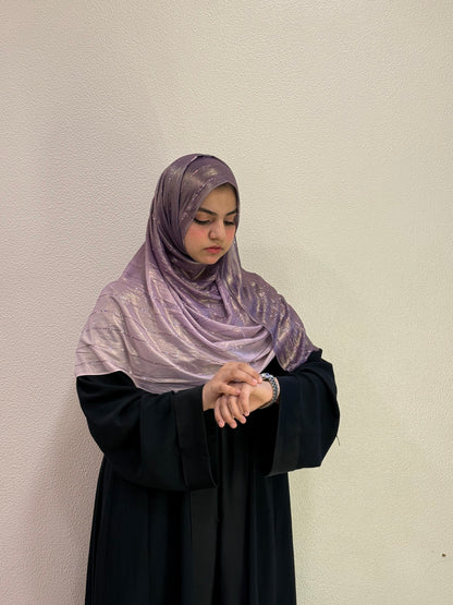 Luxe Stone Work Hijab Elegant Premium Timeless Embellished Modest Fashion Effortless Glamour