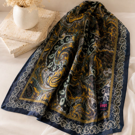 Midnight Blue Soft Chiffon Hijab