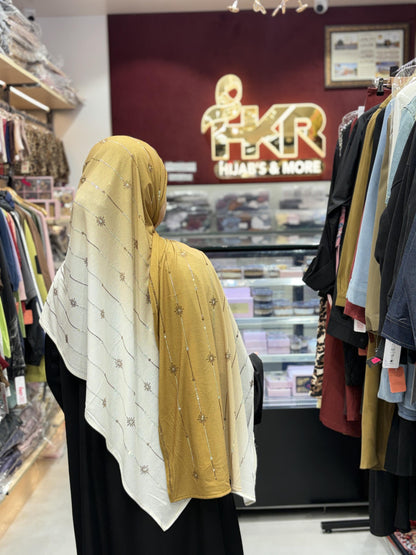 Mustard Turkish Hijab for Women – Stylish Soft Modest Scarf