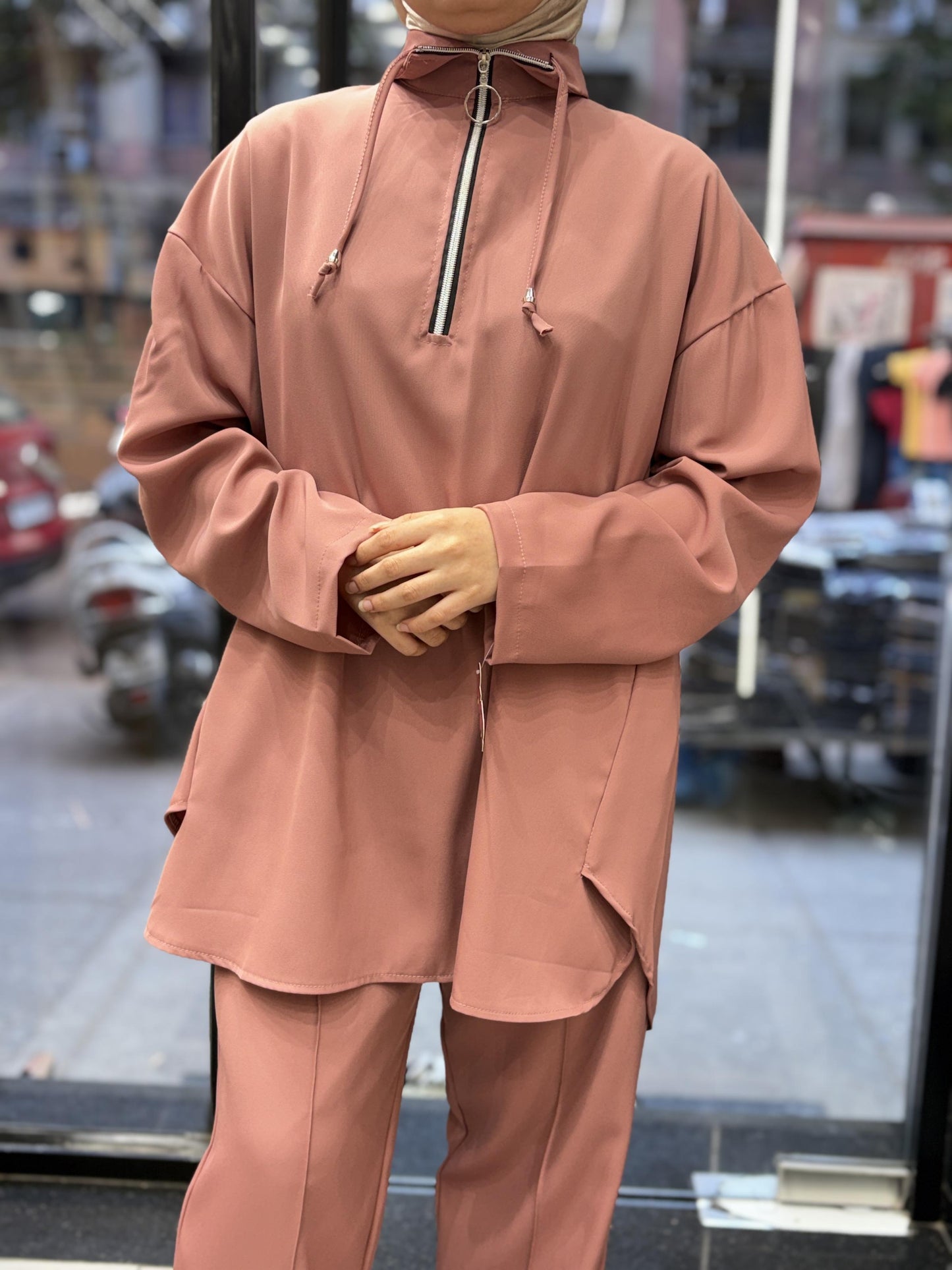 Peach Turkish 3 Piece Cord Set

Elegant Modest Co-Ord Outfit with Hijab

Soft Fabric • Comfortable Fit • Complete 3PC Set

Effortless Elegance

Top • Bottom • Hijab