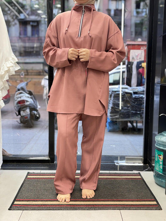 Peach Turkish 3 Piece Cord Set

Elegant Modest Co-Ord Outfit with Hijab

Soft Fabric • Comfortable Fit • Complete 3PC Set

Effortless Elegance

Top • Bottom • Hijab