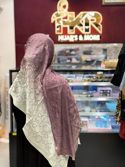Purple Turkish Hijab for Women – Stylish Soft Modest Scarf