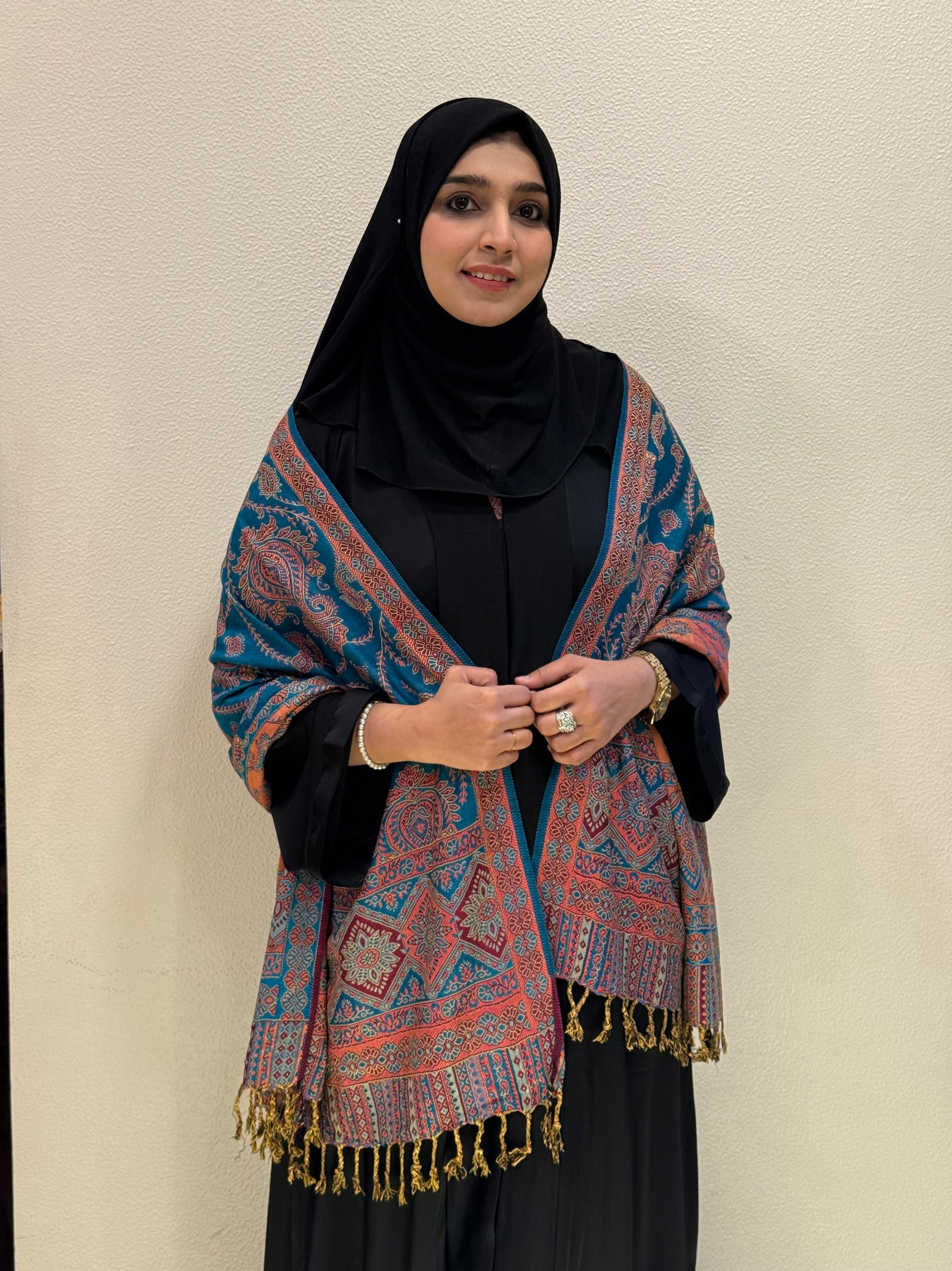 Rust Premium Pashmina Shawl Soft • Elegant • Timeless Luxury Wrap for Women Effortless Sophistication